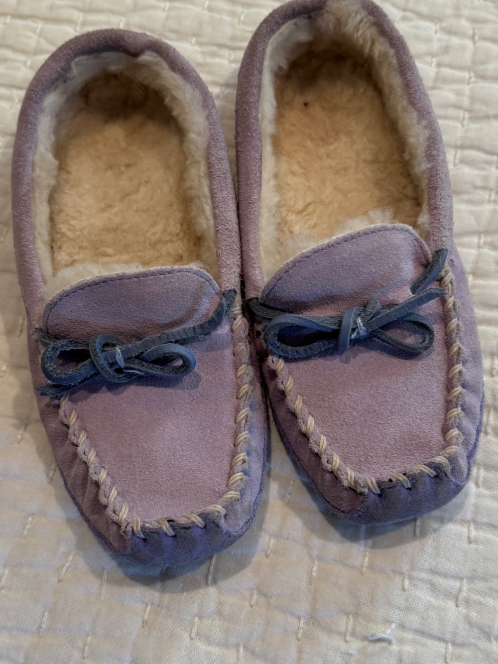 LL Bean Purple Slippers